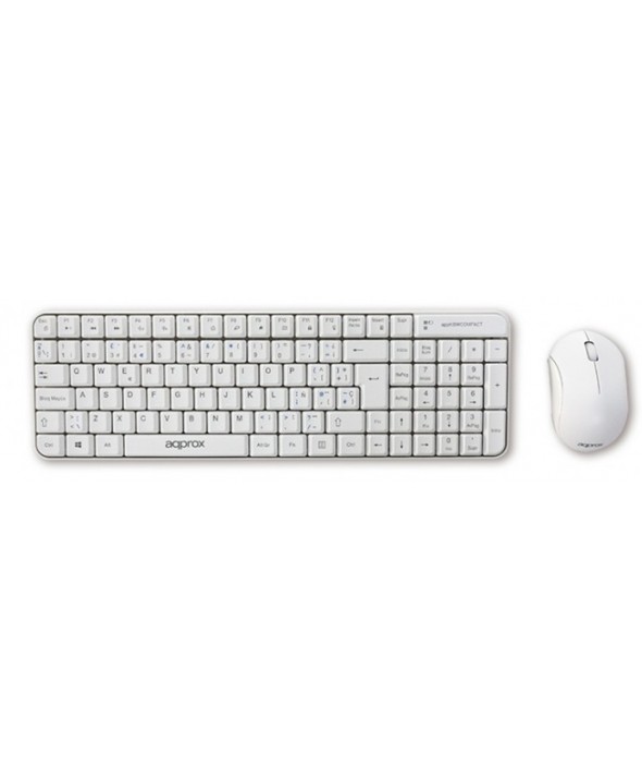 Teclado+raton inalambrico compact approx 