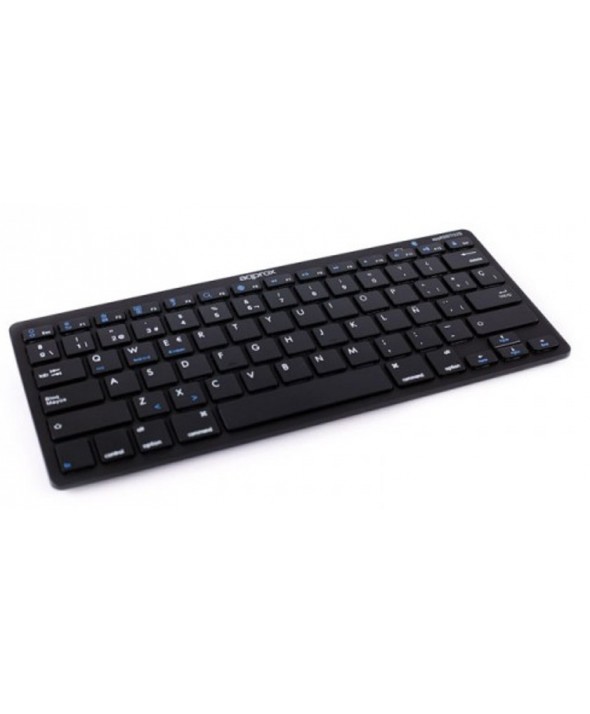 Teclado universal bluetooth negro approx 