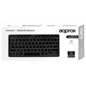 Teclado universal bluetooth negro approx 