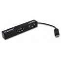 Hub 4 x usb 2.0 a micro usb approx apphm4b