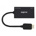 Convertidor hdmi a vga+audio power cable v2 approx