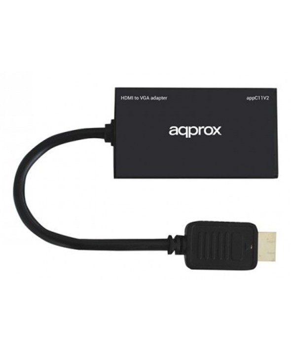 Convertidor hdmi a vga+audio power cable v2 approx