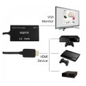 Convertidor hdmi a vga+audio power cable v2 approx