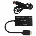 Convertidor hdmi a vga+audio power cable v2 approx