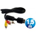 Conexion ps2/ps3 a 3 rca audio/video 1.5 metros