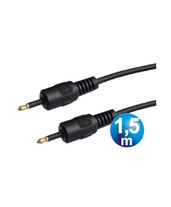 Conexion fibra optica jack m/m cable 1.5 m