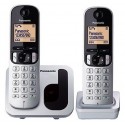 Telefono inalambrico duo panasonic kx-tgc212 plata