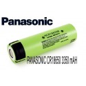 Bateria recargable cr18650 3350mah flat panasonic