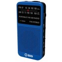 Radio am/fm altavoz y auriculares colores elco