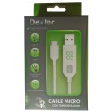 Cargador temporizador micro usb 2a 1m dexler 18013