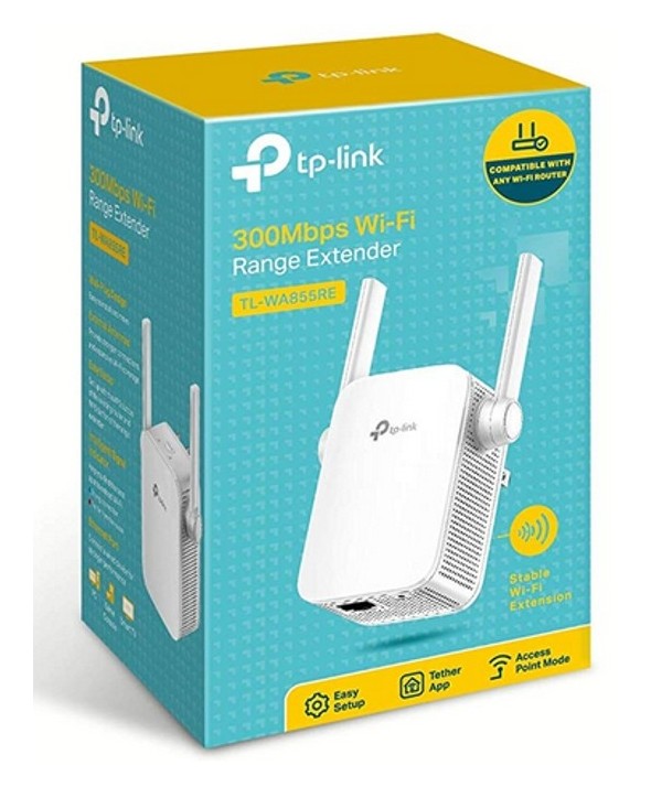 Repetidor wifi n 300 mbps 2 antenas wps rj45 red