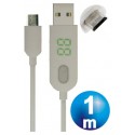 Cargador temporizador micro usb 2a 1m dexler 18013