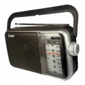 Radio portatil am/fm pilas y red pd985 elco