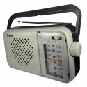 Radio portatil am/fm pilas y red pd985 elco