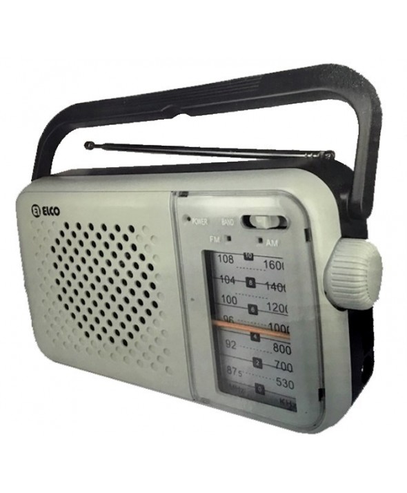 Radio portatil am/fm pilas y red pd985 elco