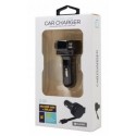 Cargador mechero micro usb retractil 2.4a platinet