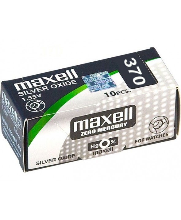 Pila ox de plata 1.55v (sr920w) 370 maxell 