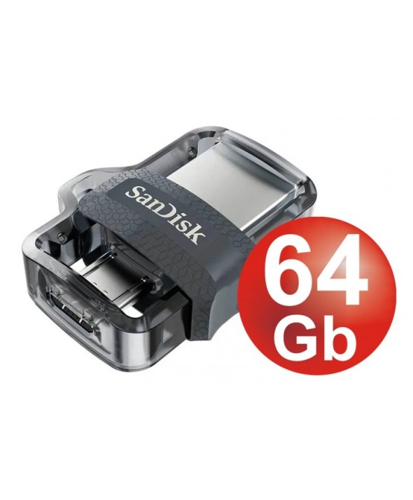 Pen driver 64 gb dual driver m3.0 150 mb/s sandisk