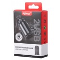 Alimentador coche 2xusb (2.4a) avant av1106 