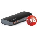 Power bank 15000 mah platinet polymero 2xusb