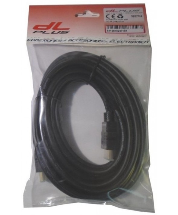 Conexion hdmi m/m 3d 4k cable 7.5 m