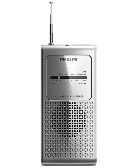 Radio philips am/fm altavoz exterior + toma auricular