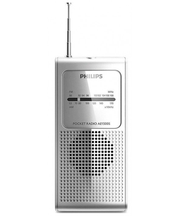 Radio philips am/fm altavoz exterior + toma auricular