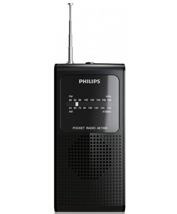 Radio philips am/fm altavoz exterior + toma auricular