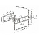 Soporte tv fijo 37"-70" 40 kg inclinable aisens