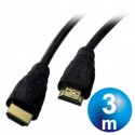 Conexion hdmi m/m 30awg cable 3 m