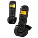 Telefono inalambrico duo alcatel m/l negro