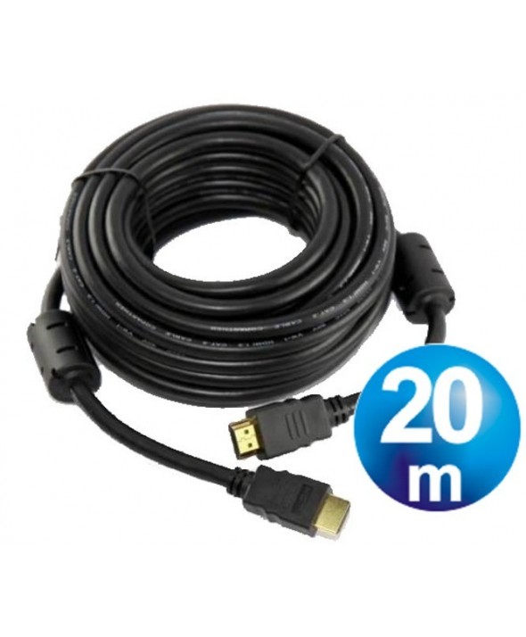 Conexion hdmi m/m hq 30awg cable 20 m