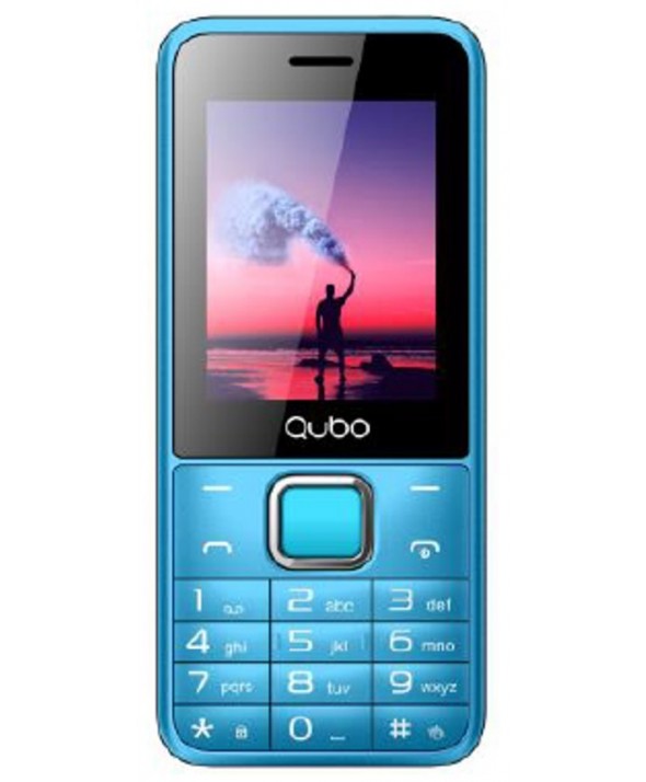 Telefono movil qubo 2.4" 2 simm 32mb 2500mah azul