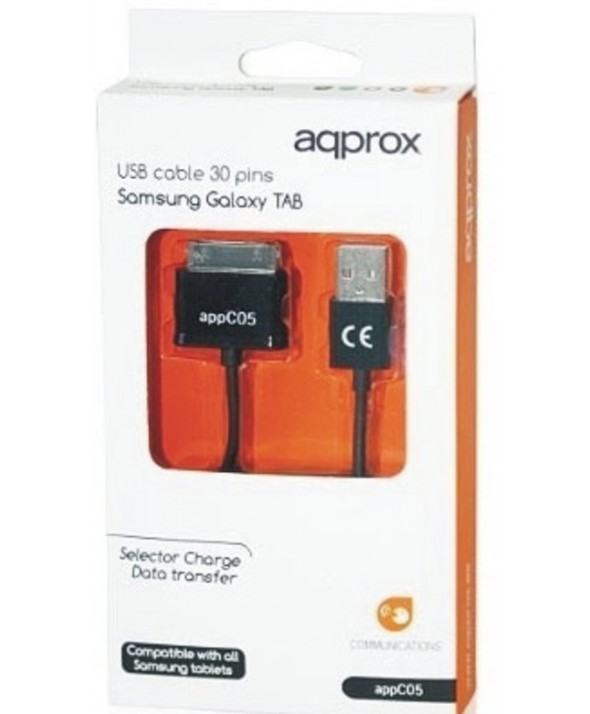 Conexion usb alimentacion-datos samsung galaxy tab 30 pines