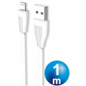 Conexion usb blanco lightning 1m 1,5a