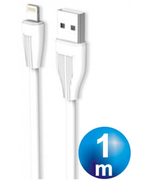 Conexion usb blanco lightning 1m 1,5a