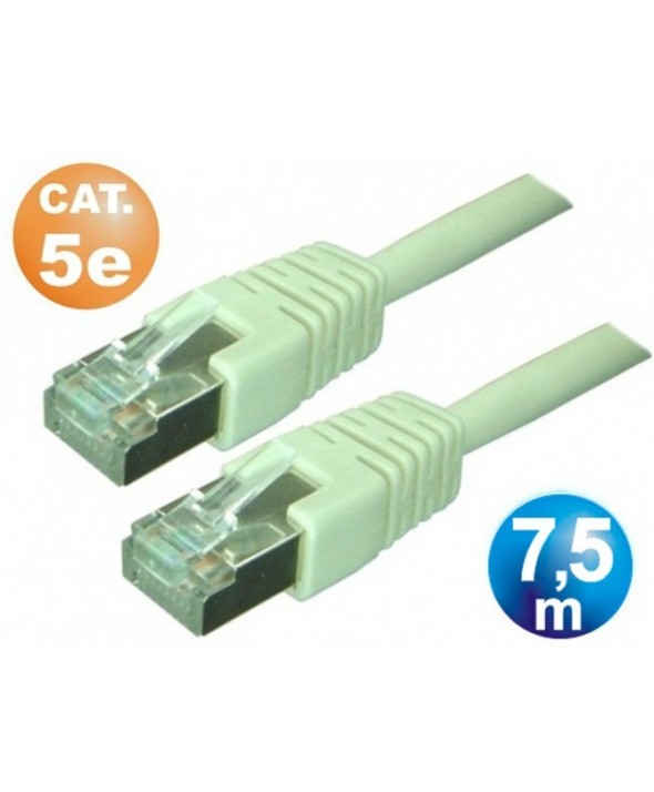 Conexion telefonica m/m rj45 8p8c cat.5e 7,5 metros