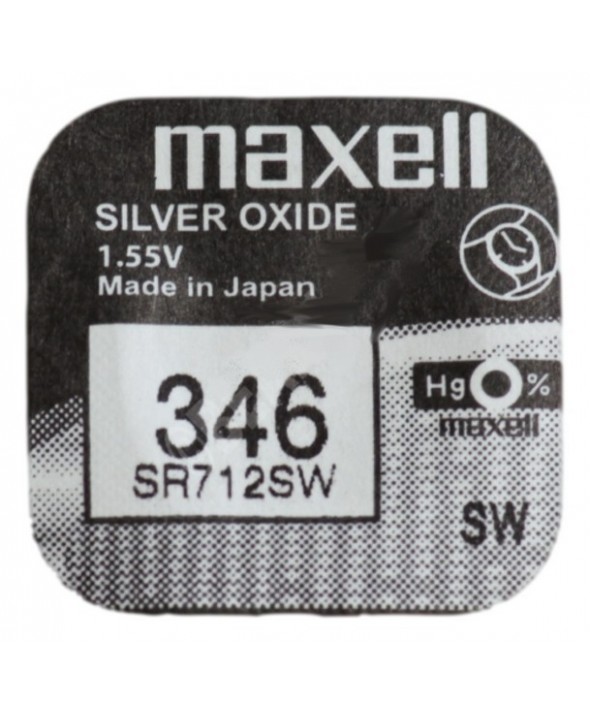 Pila ox de plata 1.55v (sr712sw) 346 maxell 