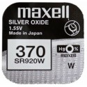 Pila ox de plata 1.55v (sr920w) 370 maxell 