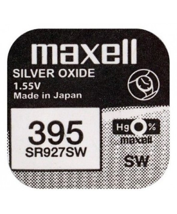 Pila ox de plata 1.55v (sr927sw) 395 maxell