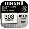 Pila ox de plata 1.55v (sr44sw) 303 maxell