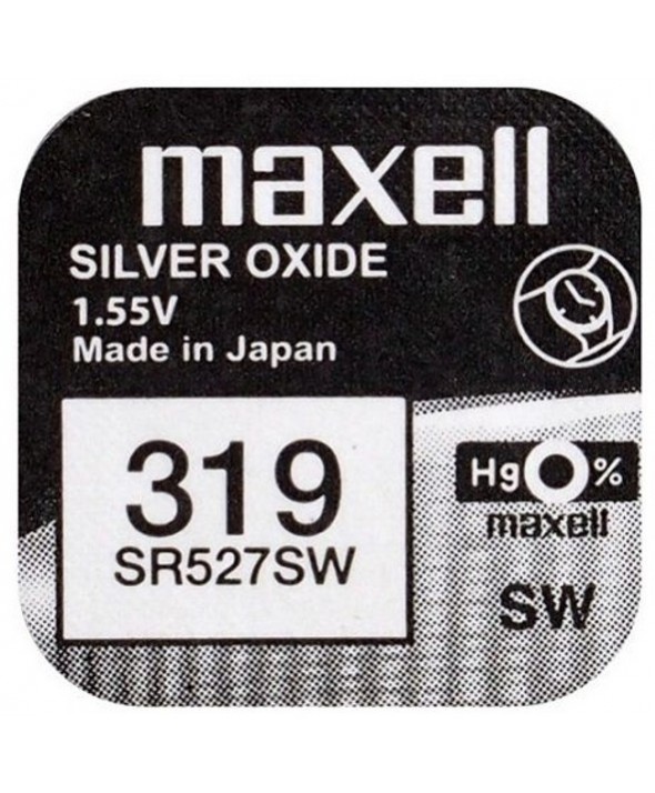 Pila ox de plata 1.55v (sr527sw) 319 maxell