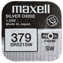 Pila ox de plata 1.55v (sr521sw) 379 maxell