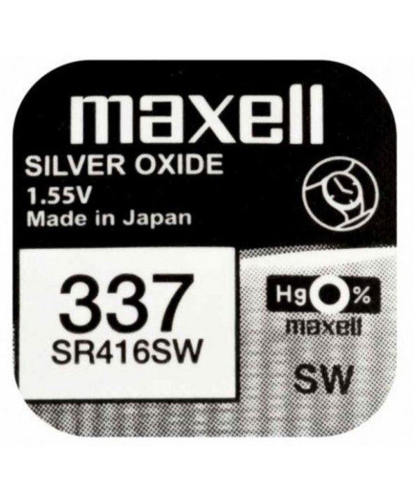 Pila ox de plata 1.55v (sr416sw) 337 maxell