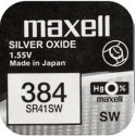 Pila ox de plata 1.55v (sr41sw) 384 maxell