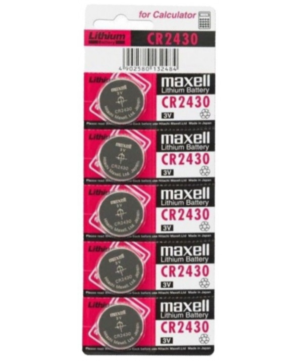 Pila litio cr2430 maxell blister de 5 uds