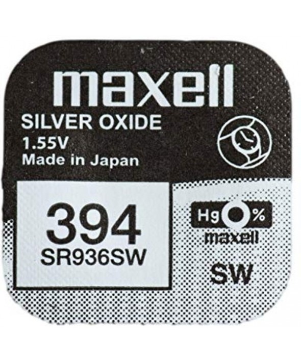 Pila ox de plata 1.55v (sr936sw) 394 maxell