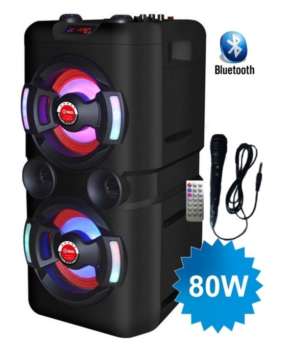 Troley 80w multimedia bt+m/libres+usb+micro elco