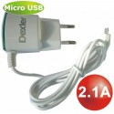 Cargador red usb 2.1 a micro usb cable 1m 