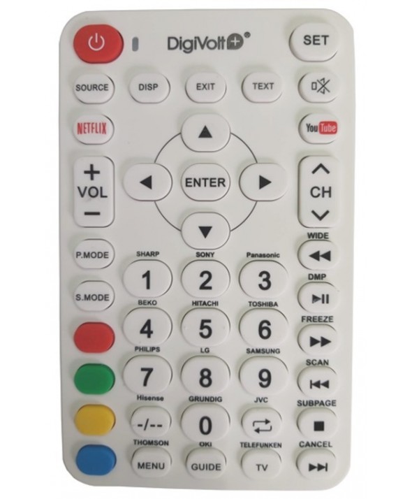 Mando a distancia universal 15en1 digivolt senior